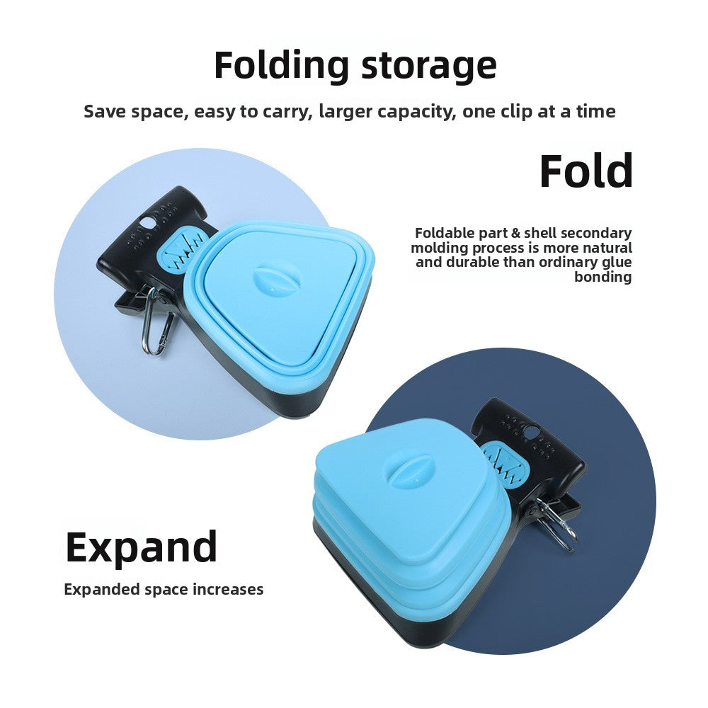 Portable Pet Waste Picker Tool folded