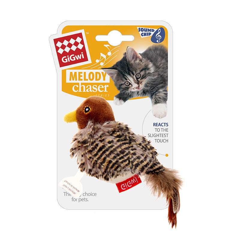 Wild-Call Cat Plush Interactive Toy