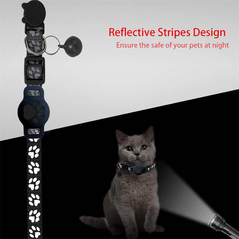 Aura Nova AirTag Cat Collar Tag blue