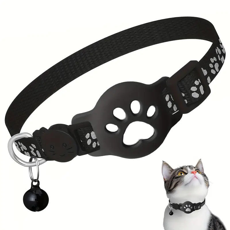 Aura Nova AirTag Cat Collar Tag blue