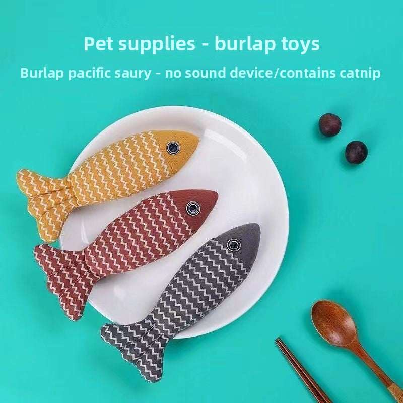 Aura-Frenzy Fish Toy 3D realistic cat fish toy