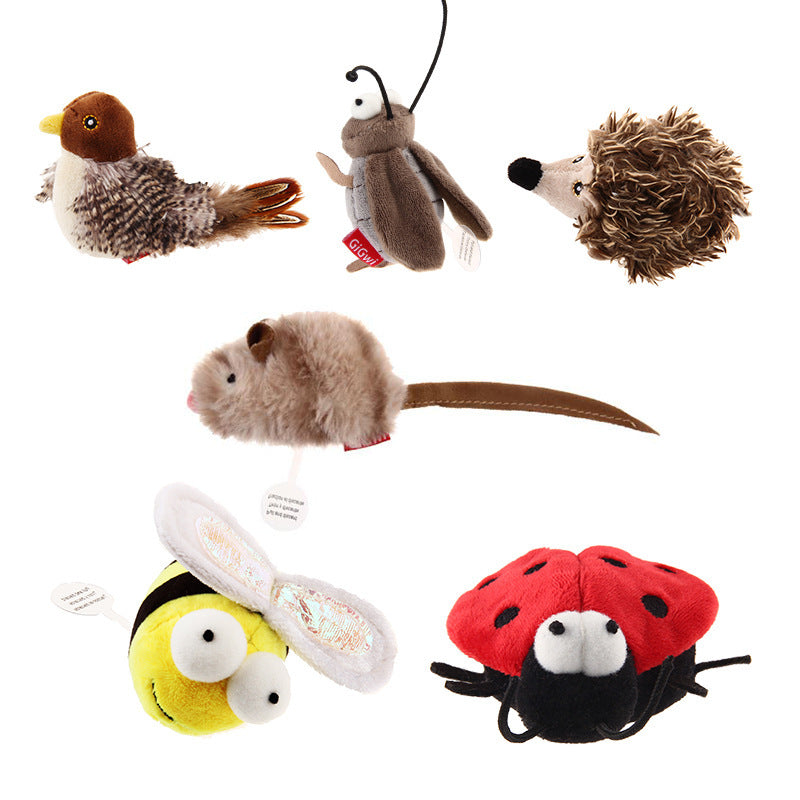 Wild-Call Cat Plush Interactive Toy
