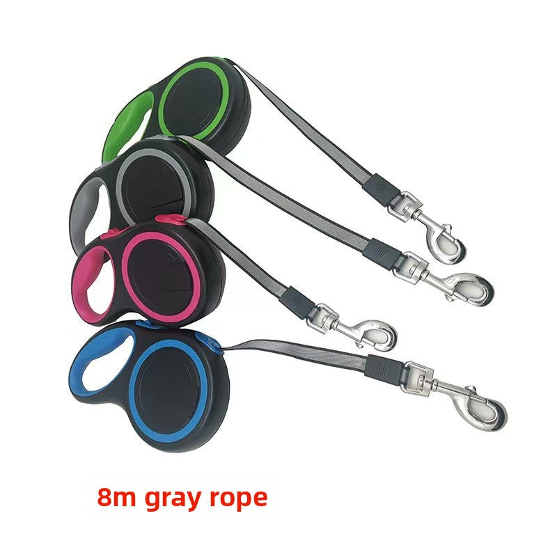 Heavy Duty Retractable Dog Leash black