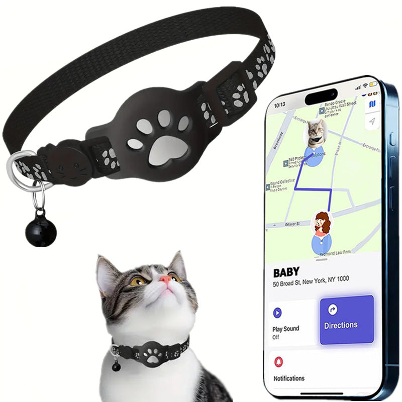 Aura Nova AirTag Cat Collar Tag blue