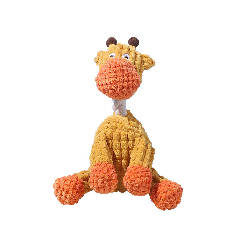 Durable Plush Pet Chew Toy - Interactive Dog Toy