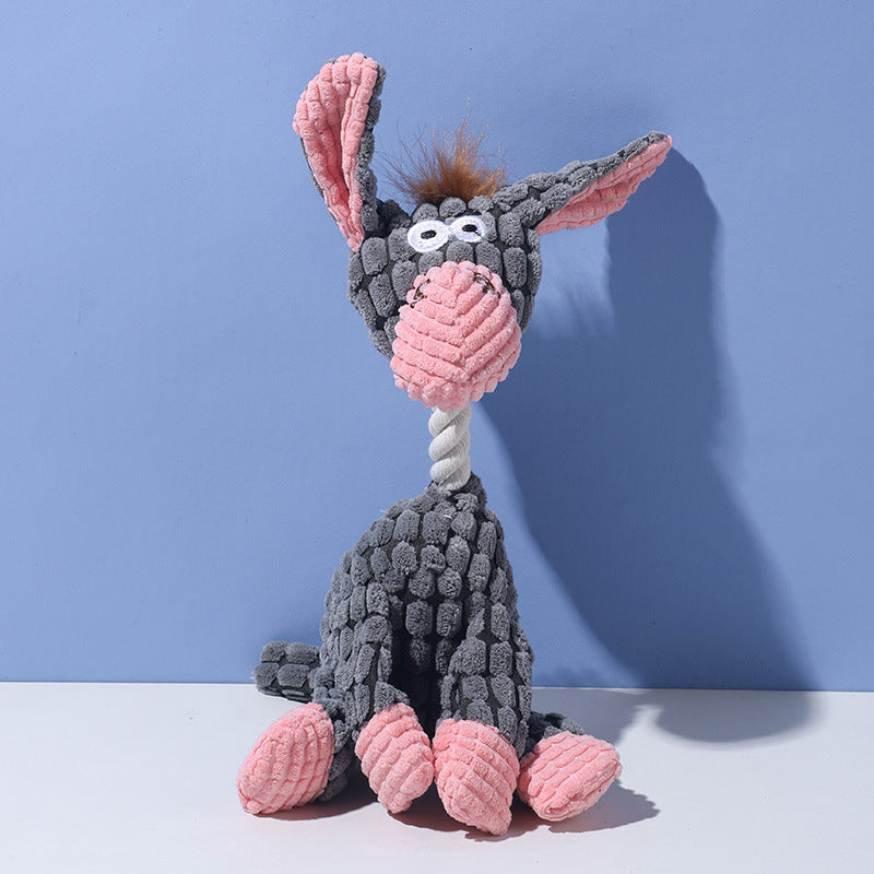 Durable Plush Pet Chew Toy - Interactive Dog Toy