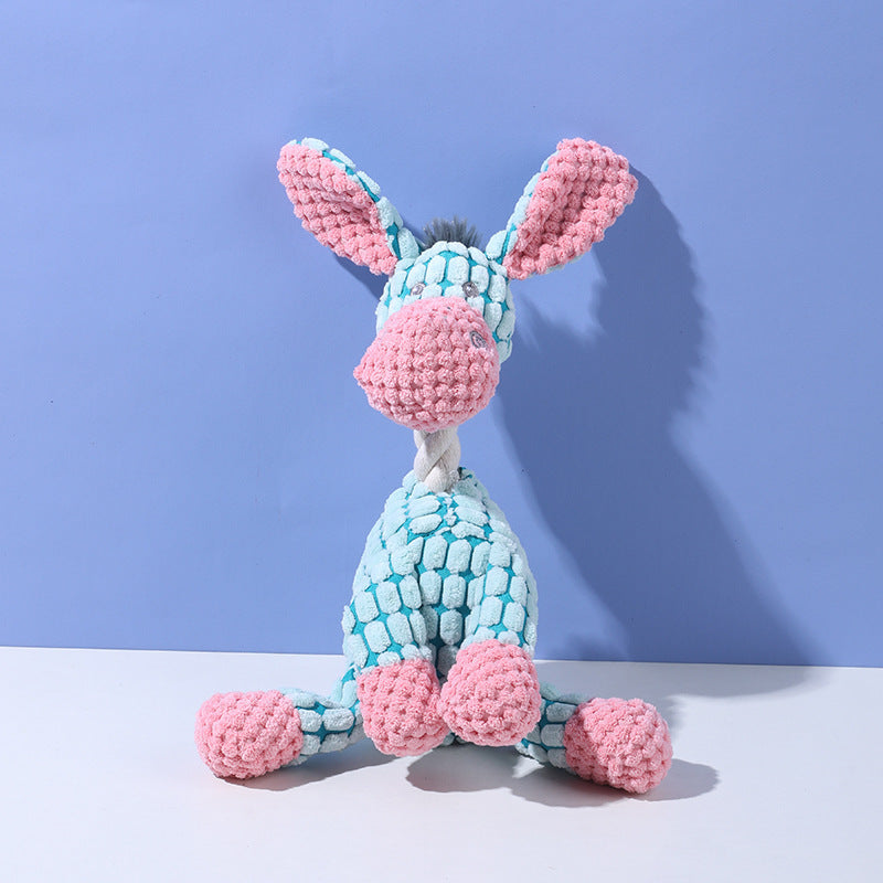 Durable Plush Pet Chew Toy - Interactive Dog Toy