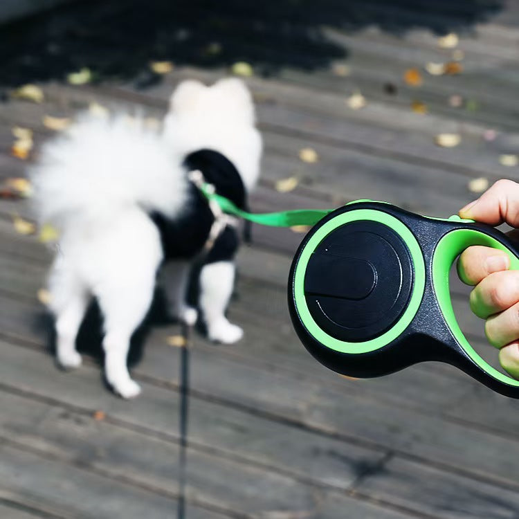 Heavy Duty Retractable Dog Leash black