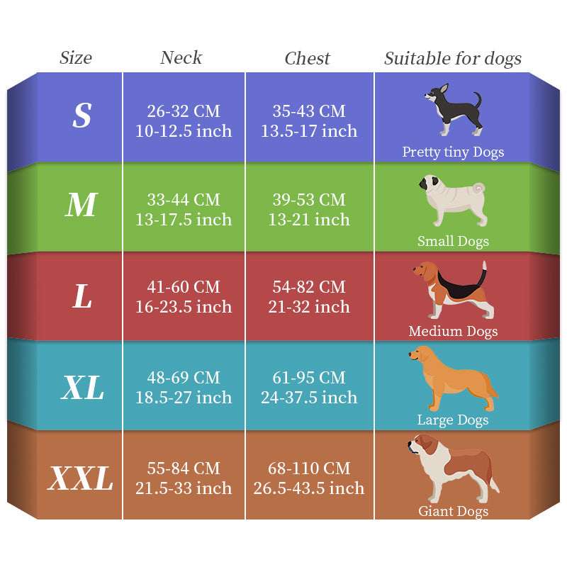 ChromaGlow 7-Color Changing LED Pet Harness - Multicolor USB Rechargeable Safety Vest with Leash