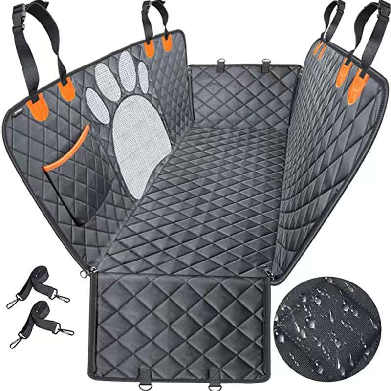 Premium Waterproof Dog Car Seat Cover Hammock - Heavy Duty Scratchproof & Non-Slip Protector for Cars & SUVs