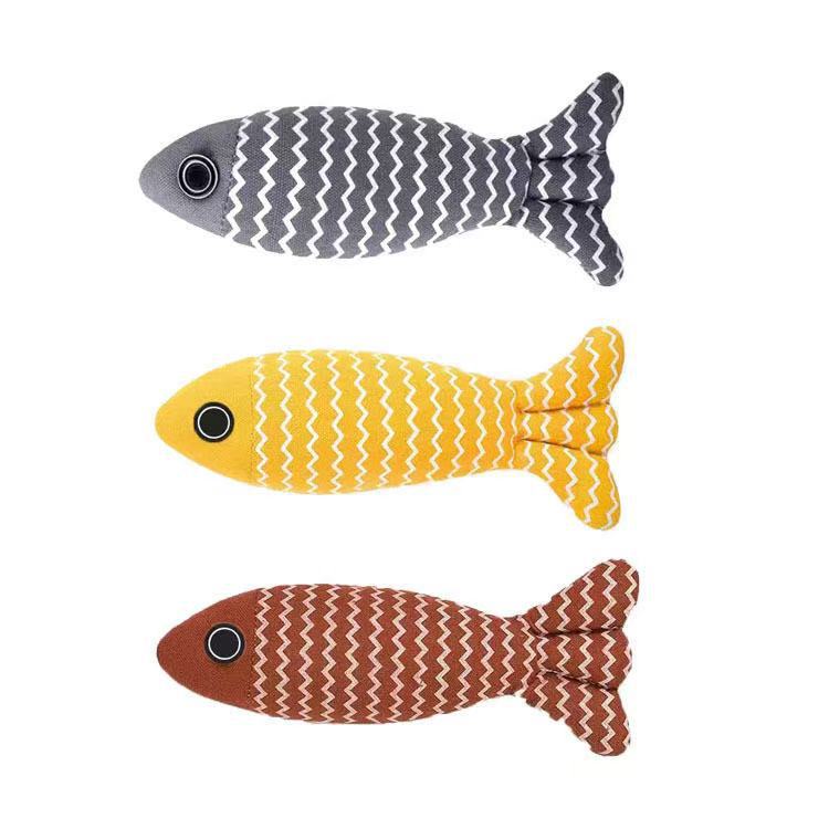 Aura-Frenzy Fish Toy 3D realistic cat fish toy