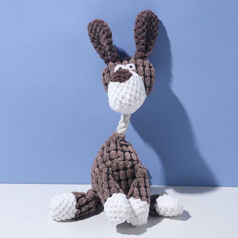 Durable Plush Pet Chew Toy - Interactive Dog Toy